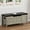 Gray 39.4", variant on Danolapsi Storage Ottoman Bench,Footrest Padded Seat,Wooden Bed End Bench,Flip-Top Shoe Bench With Large Storage Space For Living Room Bedroom Entryway,Easy Assembly