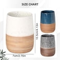 thumbnail image 3 of Ceramic Tumbler, Rustic Stoneware Drinking Glasses, Reusable Handleless Coffee Tumbler Cups for Water, Tea, Iced Coffee, Microwave Safe, Farmhouse Kitchen Decor, Modern Boho Style, 3 of 8