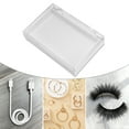 thumbnail image 5 of Unique Bargains 1 Pc Single Layer Rectangular Nail Storage Box White Plastic, 5 of 5