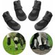 thumbnail image 1 of Botas protectoras, 4 piezas de zapatos para perros, suela suave antideslizante para perros pequeños a medianos Tamaño: Talla 2 (Paquete de 4), 1 of 5