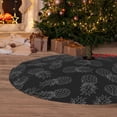 thumbnail image 6 of Yiaed White Pineapples Print Christmas Tree Skirt , Tree SkirtsTree Mat for Christmas Winter Holiday Indoor Decorations-, 6 of 7
