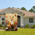 thumbnail image 2 of Amhnf Fox In Flower Garden Scene Garden Flag For Home Outdoor Garden Yard Decor 12x18 inch, 2 of 5