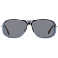 thumbnail image 2 of Tom Ford Rectangular Sunglasses TF286 Robbie 91A Transparent Blue/Gunmetal 61mm FT0286, 2 of 3
