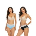 thumbnail image 2 of SHCKE Women's High Waist Underwear Cotton Full Coverage Briefs Soft Breathable Stretch Briefs Seamless Panty 5-Pack, 2 of 6