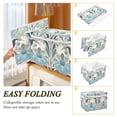 thumbnail image 2 of Yayeee Collapsible Cube Storage Bin with Lid Fabric Closet Decorative Basket with Handles, Vibrant Abstract Design, 2 of 7