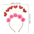 thumbnail image 2 of VERDANVERSE Roja Con Y Corazones Para Adulto Accesorio Romántico Para Fiesta De San Valentín, 2 of 8