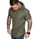 thumbnail image 4 of Guardurnaity Sudadera con capucha de algodón para hombre Sudadera con capucha absorbente de sudor Sudadera con capucha de algodón para calentar el Camisetas Verde L, 4 of 6