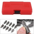 thumbnail image 1 of Loewten Extractor,10 Pcs 3.2-10.3mm Screw Extractor Set For Rust Damaged Studs Remover Out, Screw Remover Tool, 1 of 8