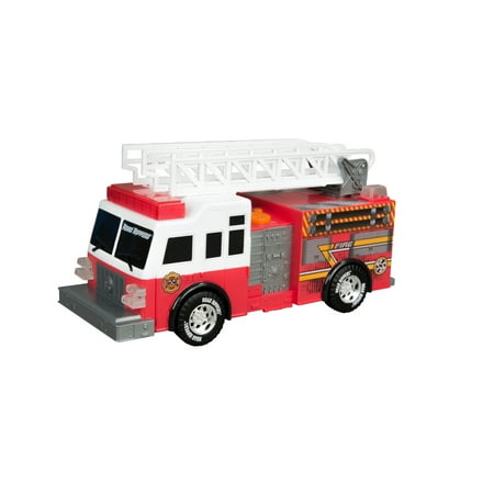 Old Time Fire Truck - 12`` RUSH & RESCUE - FIRE TRUCK