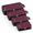 4-Burgundy-Cloth Pattern, variant on Packing Organizer Cube, 06-Navy, Half Mesh, 11.34 x 8.43 x 3.54 Inches