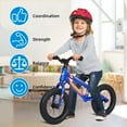 thumbnail image 5 of Aoile 12-Inch Lightweight Training Balance Bike with Adjustable Handlebar and Seat, 5 of 6