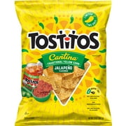 Tostitos Cantina Tortilla Chips Traditional Yellow Corn Jalapeno Flavored, 12 oz Bag