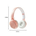 thumbnail image 3 of Bluetooth Wireless Over Ear Headphones with Microphone,Wired Headset with 32 Hours Playtime Foldable Lightweight Earphones Fitting in Sports,Gym,Home,Office for iOS/Android/Laptop, 3 of 9