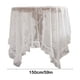 thumbnail image 3 of Fiudx Mantel de Encaje, Diseño Redondo de Encaje Exquisito, Elegante Mantelería para Decoración Del Hogar, Tela Lavable a Máquina de Fácil Cuidado, Ideal para Fiestas, Eventos Familiares y Decoración, 3 of 6
