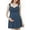 Slate Blue, variant on Maternity Women's UPF 50+ One Piece Swimdress (Regular & Plus Size)