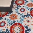 thumbnail image 6 of BNM Floral Scroll Indoor Outdoor Area Rug, 5' 6" x 8', Multicolor, 6 of 7