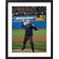 thumbnail image 2 of Art.com President George W. Bush Throws the Ceremonial First Pitch at Yankee Stadium Premium Photographic Print, Black Frame Wall Art, 17" x 21", 2 of 5