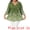 Green, variant on DARING DIVA Women's Plus V Neck Boho Floral Top Vacation 1X Green