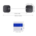 thumbnail image 2 of Raindrops Black Adhesive Refrigerator and Drawer Lock with Combination Code Security for Cabinets, No Drilling Required, 2 of 8