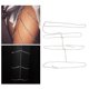 thumbnail image 5 of Cadena de cuerpo de imitación Zulema Pierna Muslo plata, 5 of 8