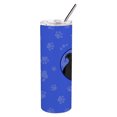 thumbnail image 2 of Pug Black #1  Stainless Steel 20 oz Skinny Tumbler 3 in x 8.25 in, 2 of 4