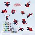 thumbnail image 2 of Pegatinas de pared 3D de Spiderman para niños, pegatinas de pared creativas para la habitación de los niños, sala de estar, guardería, fondo, decoración de pared, pegatinas de vidrio extraíbles, 2 of 4