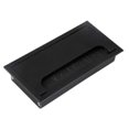 thumbnail image 3 of Aluminum Alloy Table Desk Rectangle Wire Cable Grommet Hole Cover Outlet Port, 3 of 4