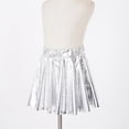 thumbnail image 5 of YiZYiF Girls Gymnastic Ballet Dance A-Line Circle Skirt Juniors Bronzing Cloth Pleated Mini Skirt,Sizes 2-16, 5 of 7