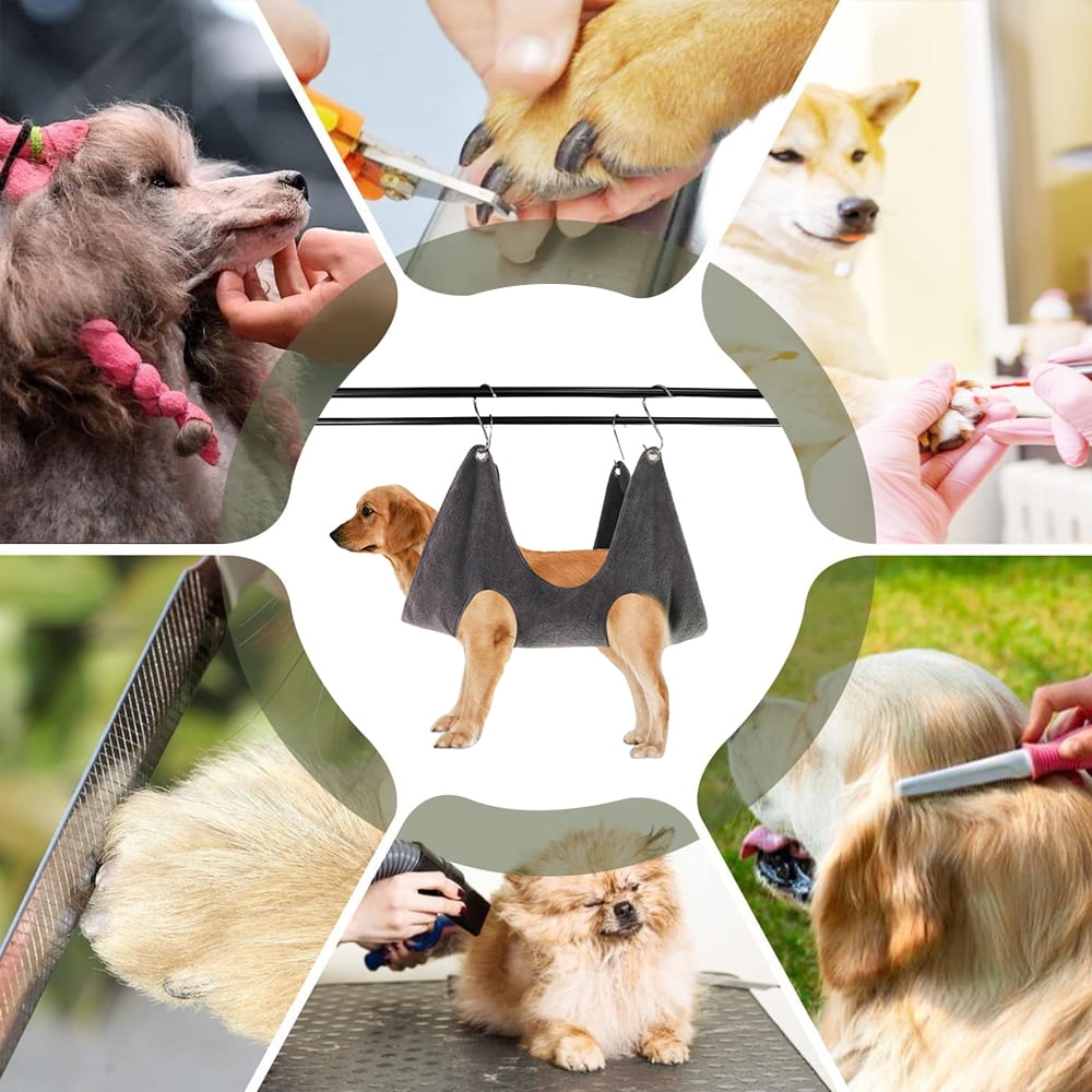 Dog grooming suspension clearance harness