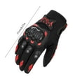 thumbnail image 3 of Ycandiee Motorcycle Gloves Breathable, Touchscreen Motorbike Gloves Anti-Slip with Good Grip Hard Knuckles Protection for Men Women Motocross, Cycling, Road Racing, 3 of 6