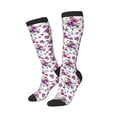 thumbnail image 2 of Balery Rose Flowers Printed Novelty Socks Men's Women's Crew Socks Sports Socks Knee High Socks Cotton Socks Quirky and Cool Socks, 2 of 9