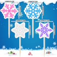 thumbnail image 2 of KeaiBear 28 piezas de adornos para cupcakes de copo de nieve, 2 of 7