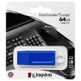 thumbnail image 2 of Memoria USB de 64GB Kingston KC-U2G64-7GB (Azul), 2 of 3