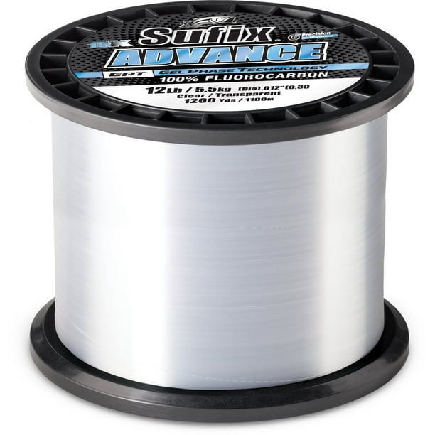 Sufix Advance Fluorocarbon Bulk Spool 1200 Yards