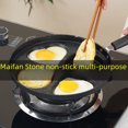 thumbnail image 4 of Sartén antiadherente de piedra Spot Maifan, sartén para huevos fritos de cuatro agujeros, sartén para huevos, sartén plana para albóndigas de huevo, molde multifuncional para desayuno, 4 of 5