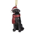 thumbnail image 6 of Design Toscano Black Labrador Retriever Holiday Dog Ornament Sculpture, 6 of 8