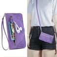 thumbnail image 1 of Case for iPhone 13 Pro Max Zipper Wallet Cover Lanyard Crossbody Neck Strap, 1 of 5