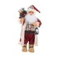 thumbnail image 1 of Figura de Papá Noel, muñeco de Papá Noel, muñeco nórdico de pie para Navidad, adorno navideño para la entrada, dormitorio, decoración de fiesta de año 60 centímetros, 1 of 8
