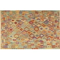 thumbnail image 1 of Ahgly Company Indoor Rectangle Contemporary Brownish Green Southwestern Area Rugs, 5' x 7', 1 of 6