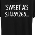 thumbnail image 3 of Instant Message - Sweet As 3 - Women's Short Sleeve Graphic T-Shirt, 3 of 6
