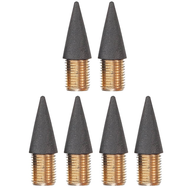 Phenofice 6Pcs Inkless Pencil Replacement Tips Multi Color Compatible with Everlasting Pencil