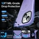 thumbnail image 4 of Entronix Funda Resistente y Magnética Compatible con iPhone 14 Pro: Protección Mate a Prueba de Golpes con Bordes Reforzados, Color Morado, 4 of 7