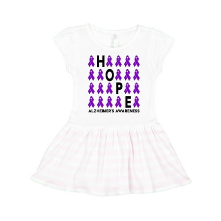

Inktastic Hope- Alzheimers Awareness Gift Toddler Girl Dress