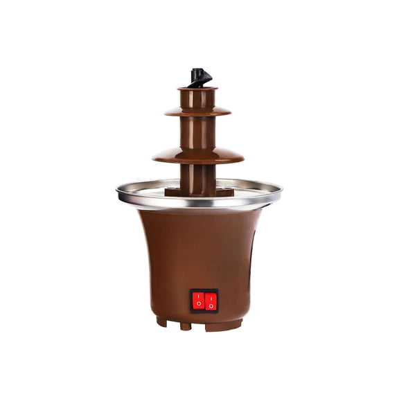 Chocolate Fondue Set, 3-Tier Stainless Steel Melting Pot, 10oz Capacity for Chocolate and Cheese, Mini Fountain for Parties and Weddings