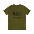 thumbnail image 2 of Unisex Jersey Short Sleeve Jesus The Real MVP of Christmas T-Shirt, 2 of 10