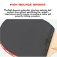 thumbnail image 4 of DHS Ping Pong Paddles Professional Table Tennis Racket with Hurricane Rubber Carrying Case - ITTF Approved Rubber for Tournament Play, 4 of 8