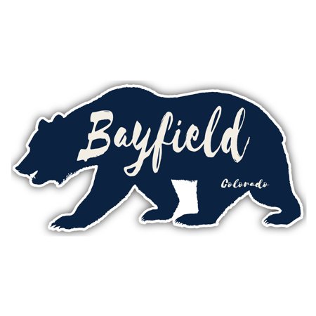 Bayfield Colorado Souvenir 4-Inch Vinyl Decal Sticker Bear Design