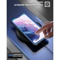 thumbnail image 2 of Poetic Guardian Case [6FT Mil-Grade Drop Tested] Designed for with Samsung Galaxy S22 5G 6.2" (2022), Built-in Screen Protector Work with Fingerprint ID, Full Body Shockproof Case, Blue/Clear, 2 of 5