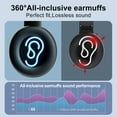 thumbnail image 6 of Wireless FM Radio Headphones with Bluetooth, Built-in Microphone, Rechargeable and Portable Radio Headset, Over Ear Headphone with Soft Ear Muffs, Stereo Sound, for Jogging, Cycling, Mowing, 6 of 8