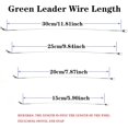 thumbnail image 2 of czcpp-50pcs Stainless Steel Wire Leaders Nylon-Coated Fishing Line Wire Leaders Rigging with Swivels Snap Kit Connect Tackle Lure Rig or Hooks 5.9inch/7.9inch/9.8inch/11.81inch, 2 of 4